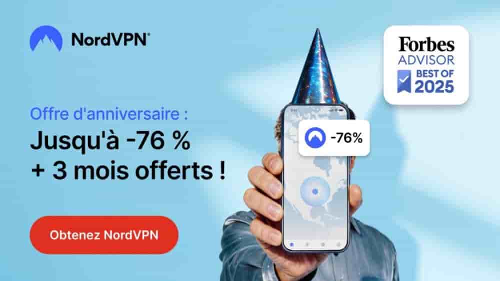 Profitez de la campagne anniversaire pour sécuriser jusqu’à 10 appareils à prix réduit.