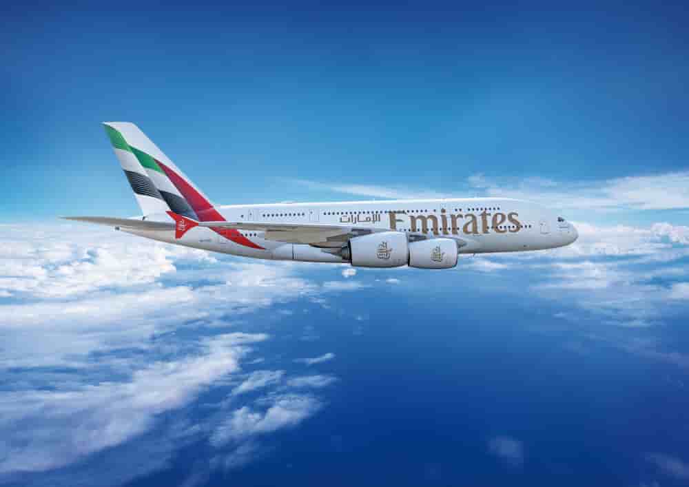 En France, Emirates assure un total de 35 vols hebdomadaires, pour certains assurés avec l'emblématique A380.