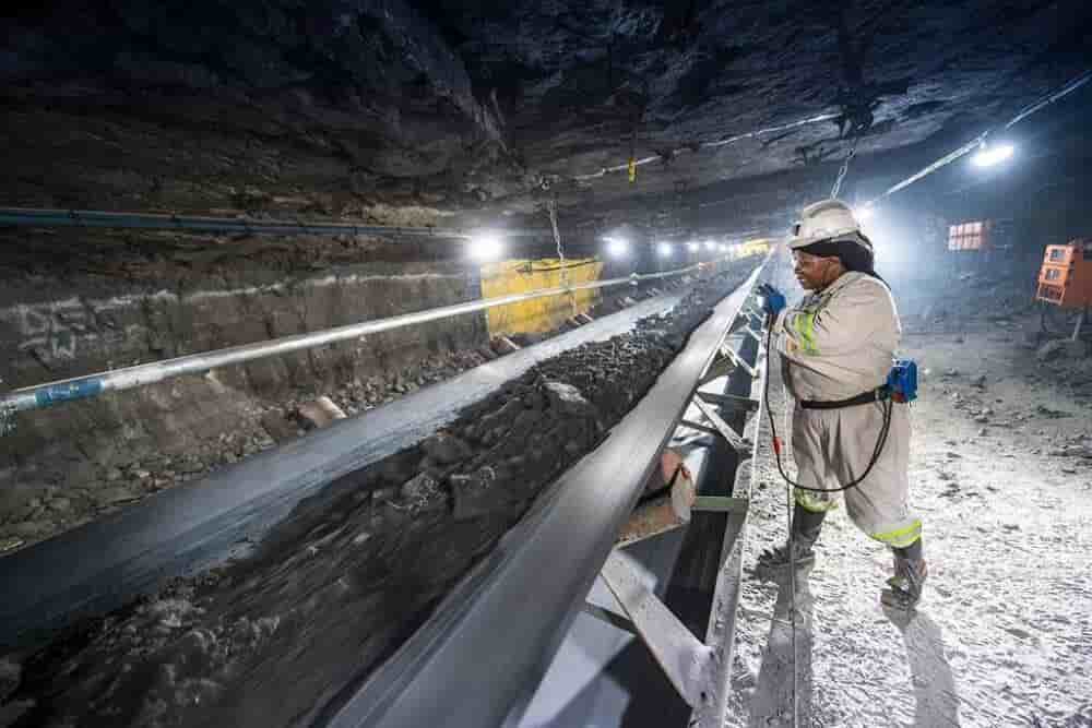 La mine de platine de Sibanye-Stillwater à Rustenburg, en Afrique du Sud.