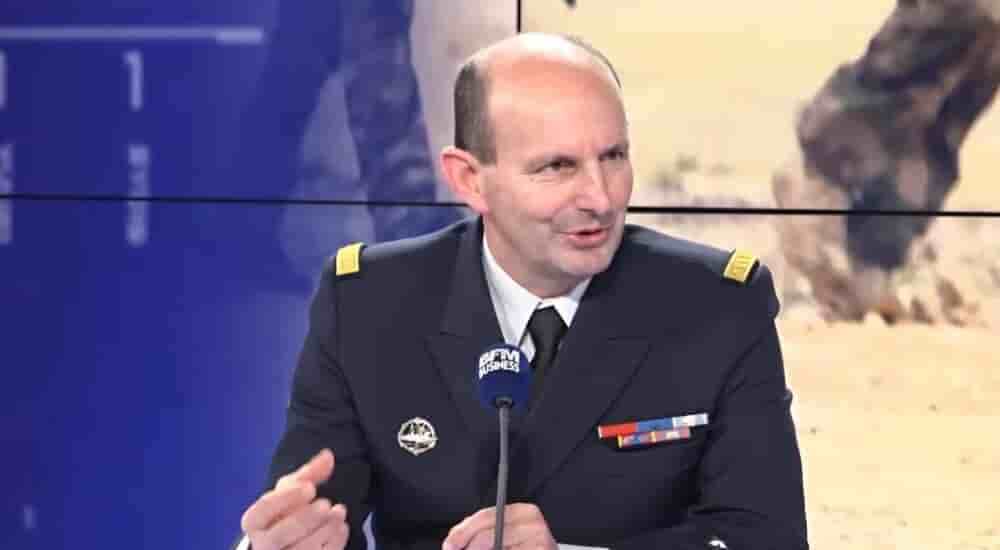 Le contre-amiral Vincent Sébastien, directeur adjoint de l'Amiad.
