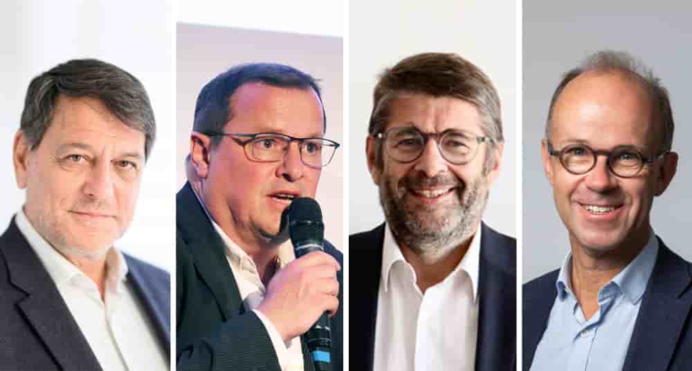Christian Spiegeleer, Mathieu Fleury, Michel Mangion et Olivier Dauger.