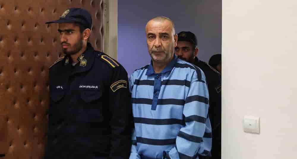 Mohammadreza Tabari durant son procès.