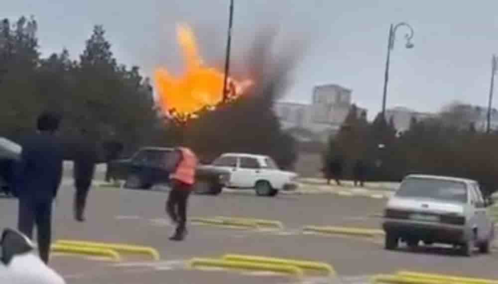 Un drone explose à l'aéroport de Nakhitchevan, en Azerbaïdjan.
