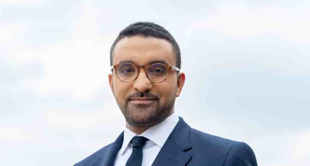 Amine El Khatmi, essayiste, candidat à Paris sur la liste de Rachida Dati.