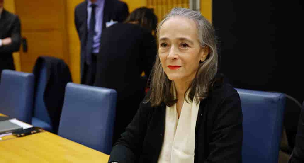 Delphine Ernotte-Cunci, PDG de France Télévisions, à l'Assemblée nationale, le 18 février 2026.
