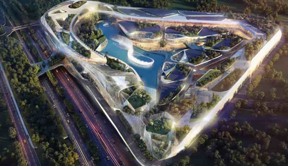 Le projet du Village de Sophia prévoit un complexe mixte de 78 500 m² dont 30 300 m² de surface commerciale.