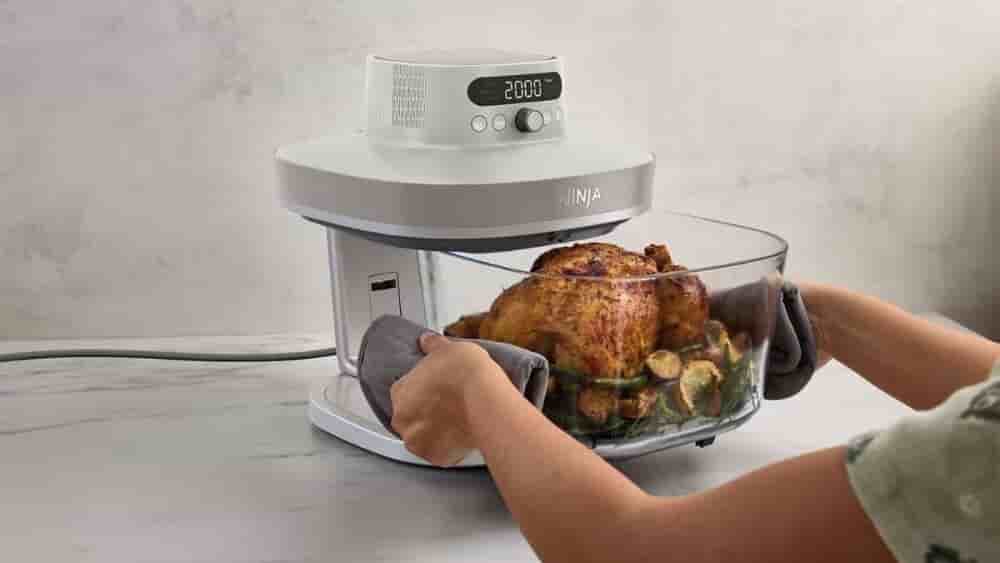 Ninja CRISPi PRO Air Fryer 7-en-1 en verre, idéal pour une cuisine familiale simplifiée