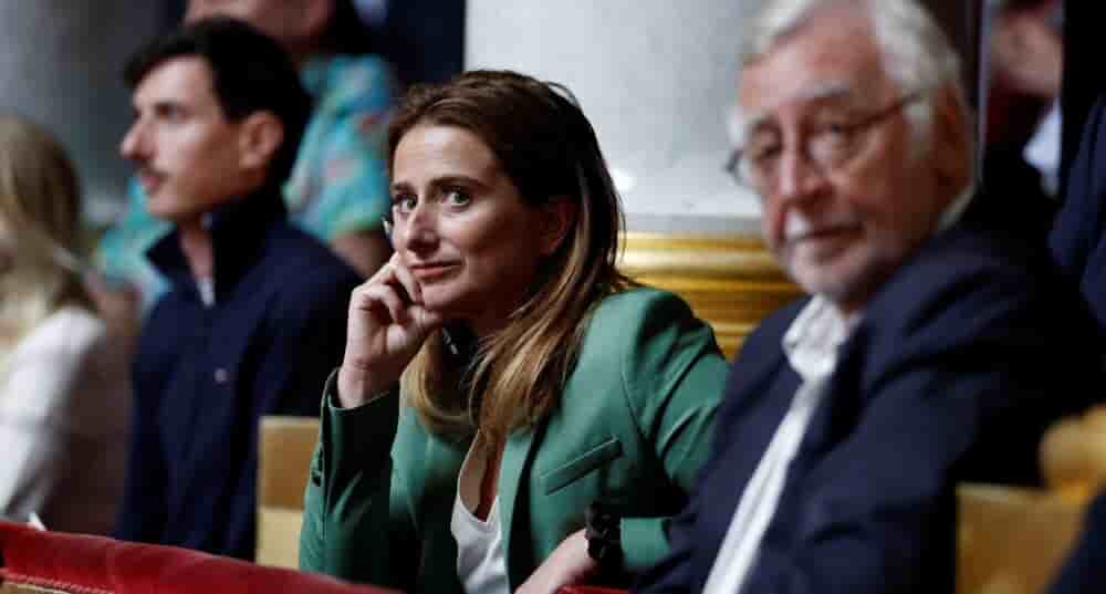 Marine Tondelier à l'Assemblée nationale, le 8 septembre 2025.