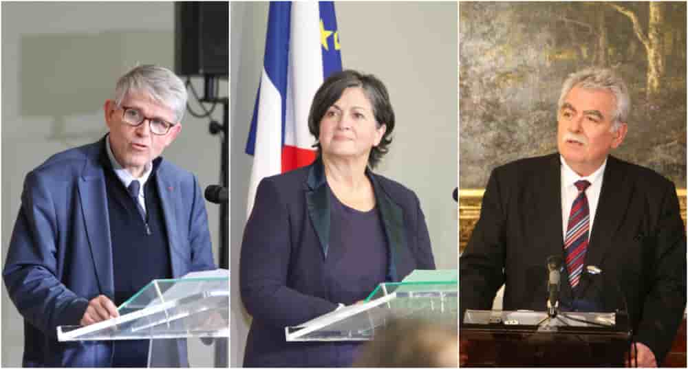 Patrick Hetzel, Christine Arrighi et André Chassaigne.