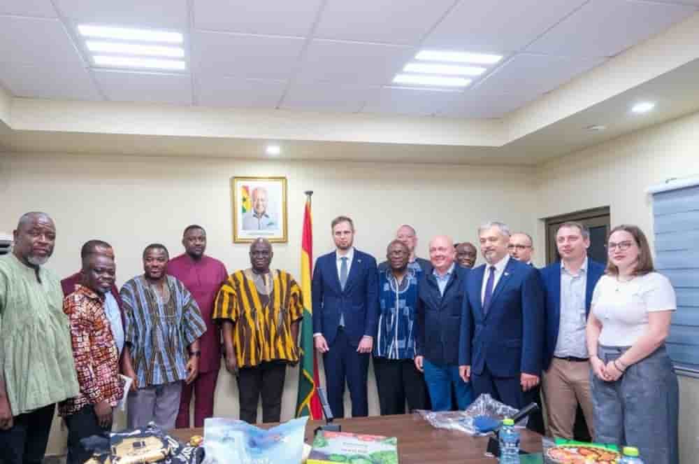 Délégation ukrainienne reçue par le ministère ghanéen de l’Agriculture.