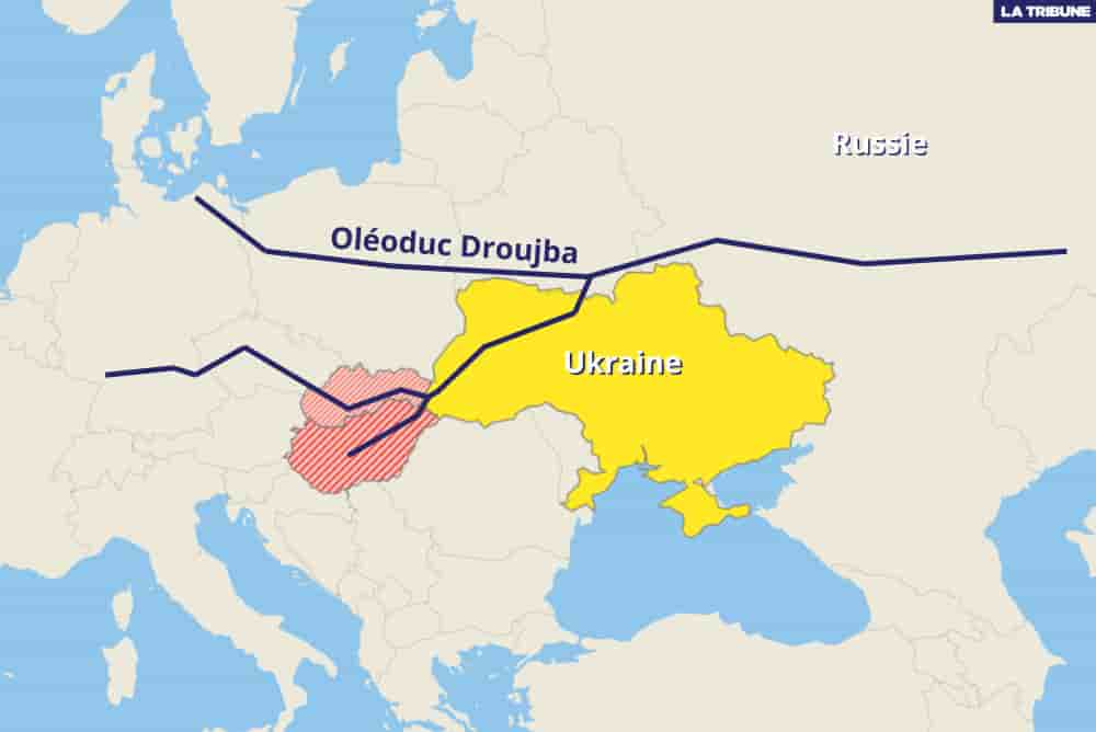 L’oléoduc Droujba part de l’est de la Russie et traverse une bonne partie de l’Europe.