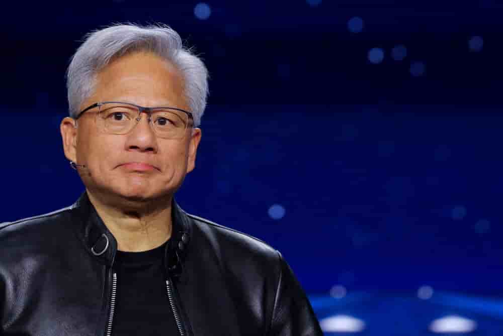 Jensen Huang, PDG de NVIDIA, participe à la conférence mondiale sur l’IA NVIDIA GTC à San Jose, Californie, États-Unis, le 17 mars 2026.