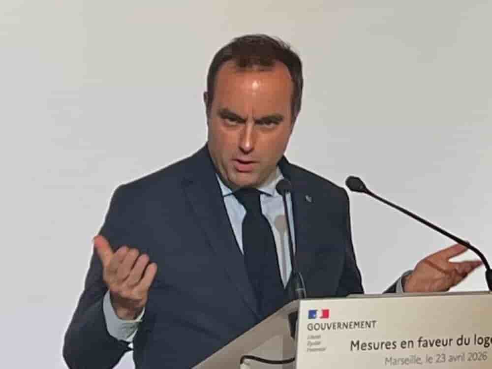 Sébastien Lecornu, en déplacement à Marseille le 24 avril 2026.