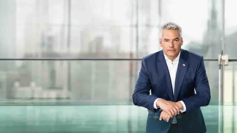 Karl Nehammer, vice-président d'EIB Global, la branche de développement de la Banque européenne d’Investissement.