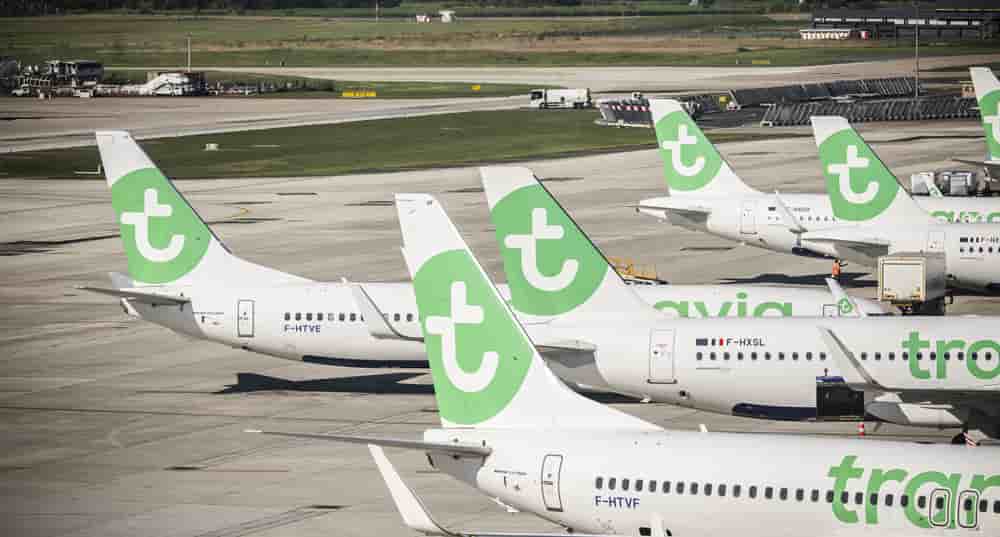 Un avion de la compagnie Transavia à l'aéroport de Paris-Orly, le 7 août 2025.