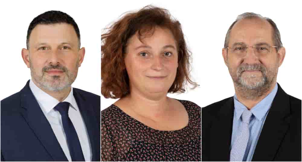 Xavier Iacovelli, Nadège Havet et Stéphane Fouassin