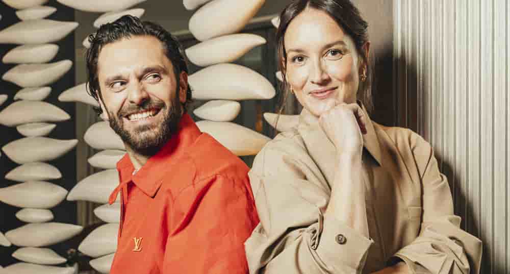 Les comédiens Anaïs Demoustier et Pio Marmai à Paris, le 5 mai 2026