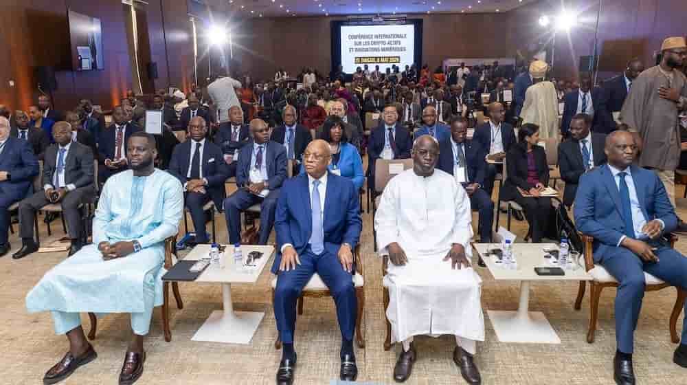 A Dakar, le 8 mai dernier, la Conférence internationale de la Banque centrale des États de l'Afrique de l'Ouest (BCEAO), l'institut d'émission commun aux huit pays de l’UEMOA.