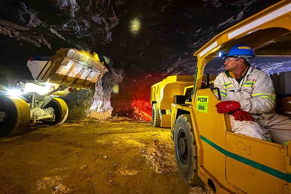 Mine de cuivre et de zinc de Prieska en Afrique du Sud.