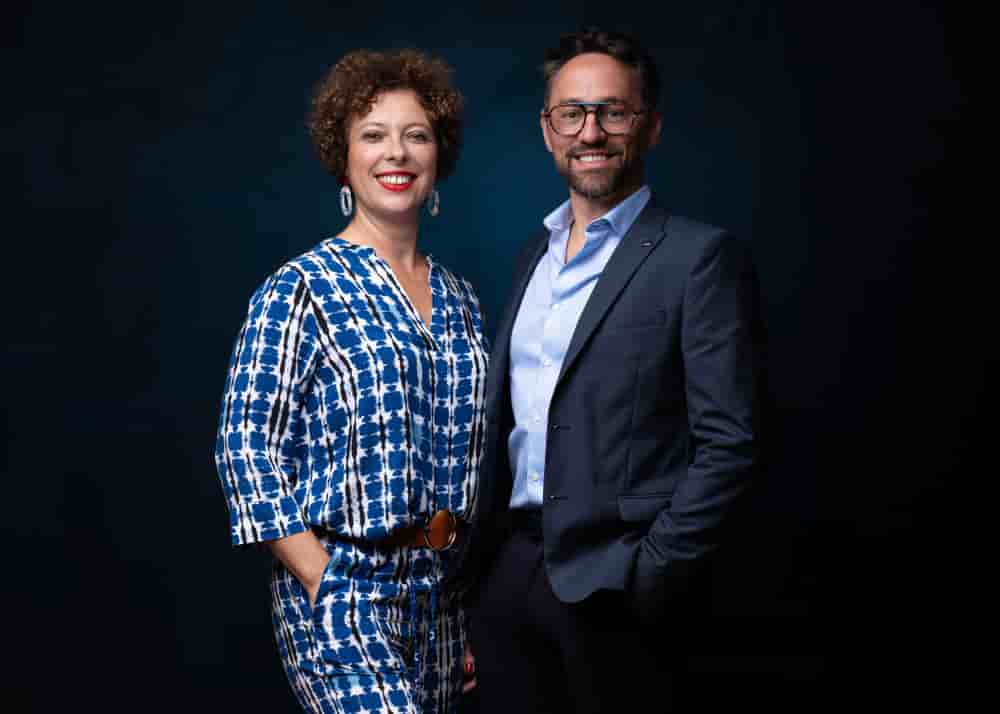 Quitterie Idiart et Mathieu Hetzer, respectivement vice-présidente et président du Centre des Jeunes Dirigeants (CJD).
