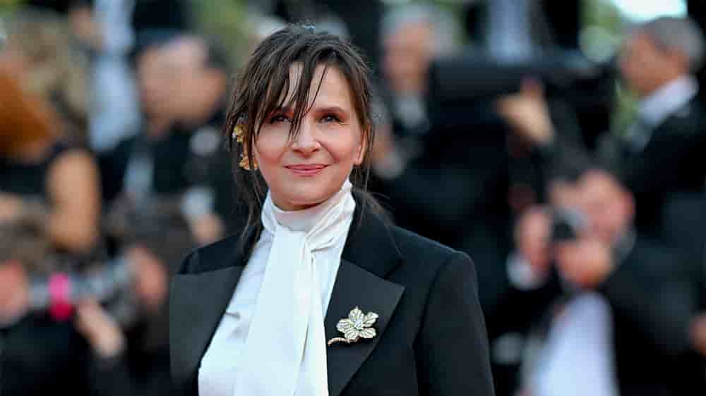 Juliette Binoche sur le tapis rouge du 79e Festival de Cannes.