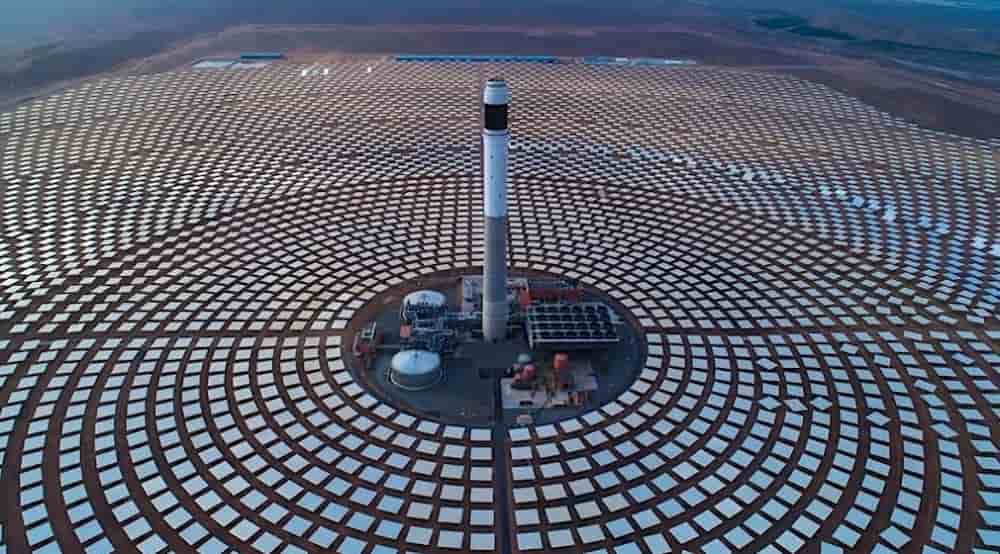 La centrale solaire de Ouarzazate (Maroc)