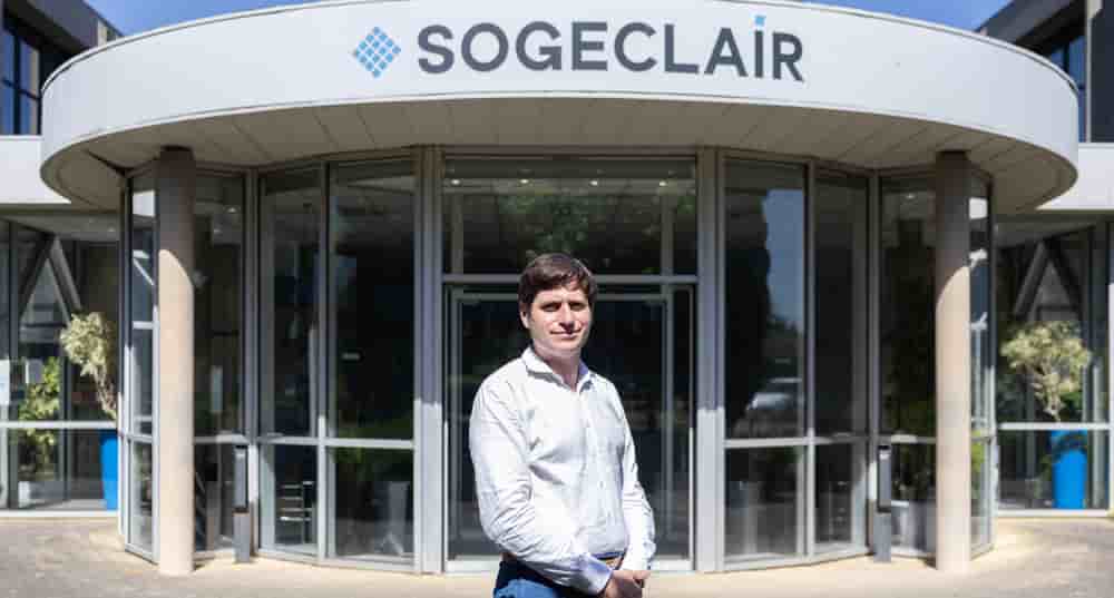 Alexandre Robardey, 37 ans, président de Sogeclair.