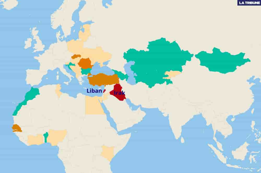 Le Liban et l'Irak sont les deux économies les plus touchées par les conséquences de la guerre au Moyen-Orient.