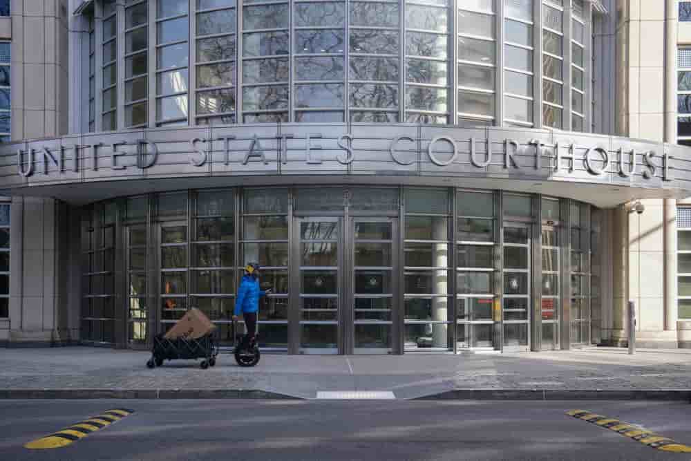 Le tribunal fédéral de New York.