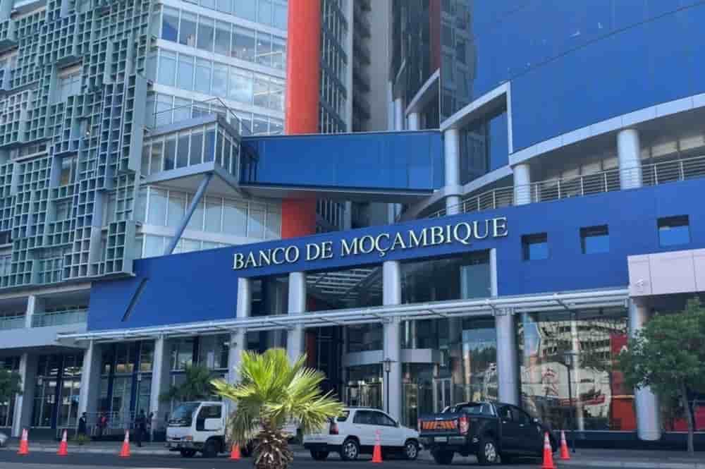 Siège de la Banque du Mozambique à Maputo : au cœur des discussions avec le FMI sur la soutenabilité de la dette.