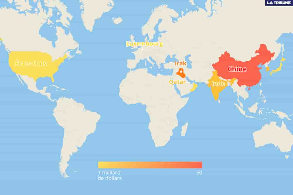 C’est en Chine que se trouverait une grande partie des avoirs iraniens gelés (plus d'infos plus bas).