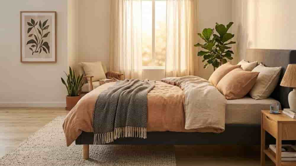 Grâce à sa tête de lit réglable et son style épuré, ce modèle s’intègre facilement dans différents univers de décoration.