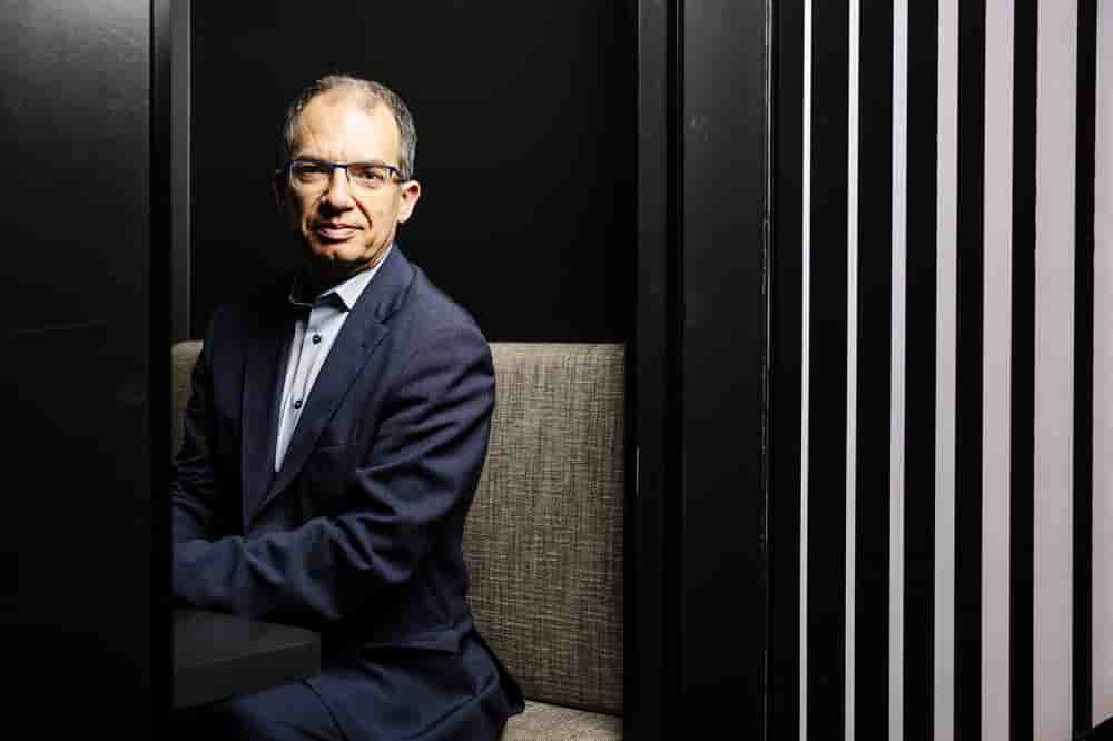 Stéphane Bancel, directeur général de Moderna, à Paris, le 17 juin 2026.