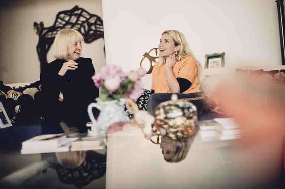 L'écrivaine Chantal Thomas et la psychologue Laurence Joseph, le 12 juin 2026.