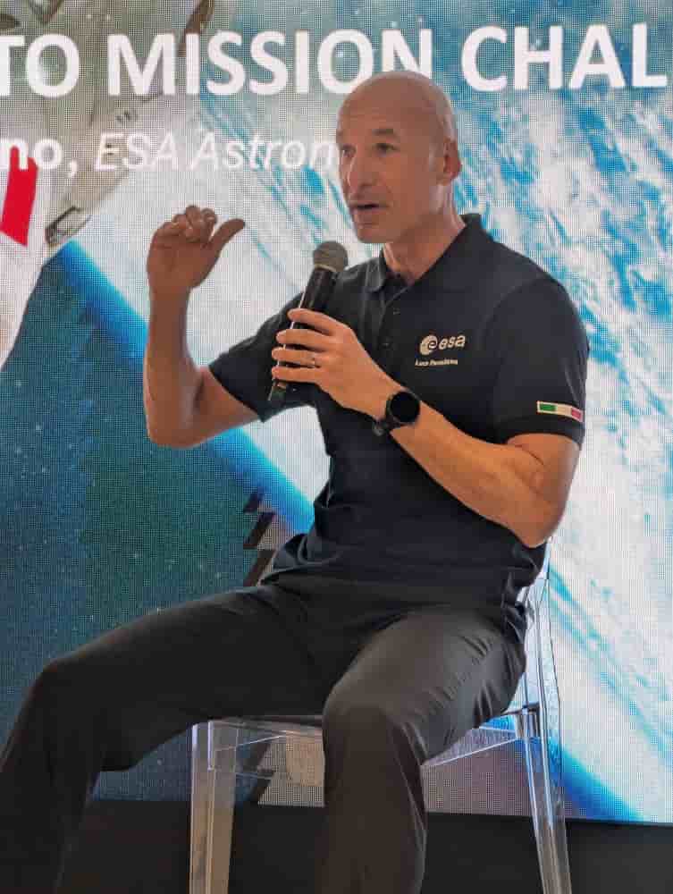 Luca Parmitano à la conférence European Space Policy de Bruxelles en janvier 2025