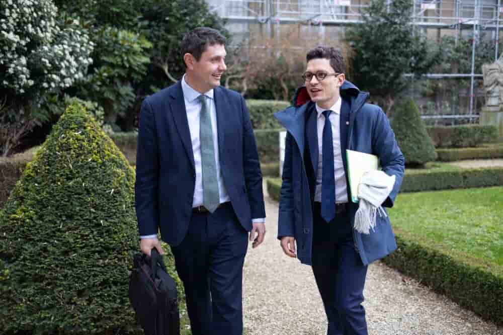 Les députés Antoine Vermorel-Marquès (LR) et Sébastien Saint-Pasteur (PS).