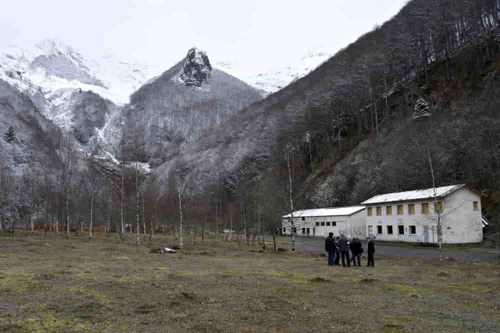 La mine de Salau fut exploitée entre 1971 et 1986. Elle est ici photographiée en 2016.