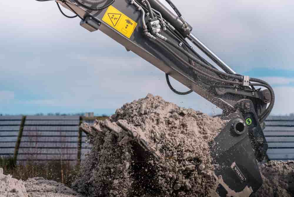 Photo d'illustration : Modèle EWR150 Electric de la gamme Volvo COnstruction Equipment