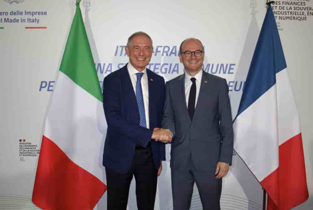 A Rome, Sébastien Martin et Adolfo Urso ont insisté sur la nécessité d'une politique et d'une stratégie industrielles à l'échelle européenne.