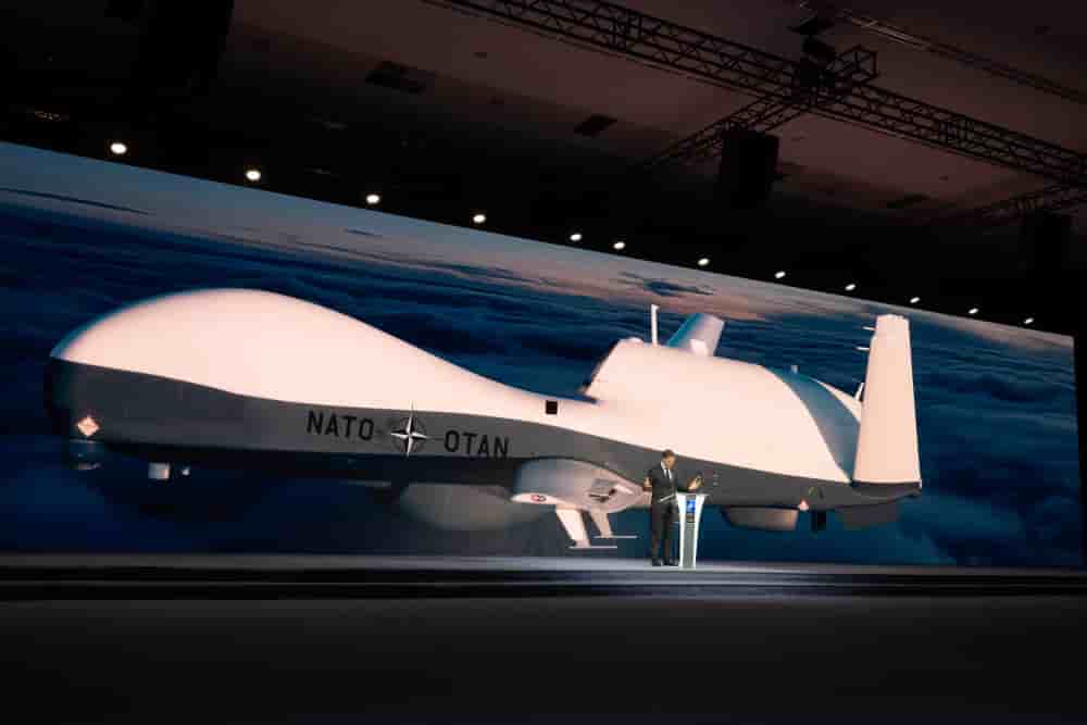 Jusqu'à cinq MQ-4C Triton voleront sous la cocarde de l'Otan.