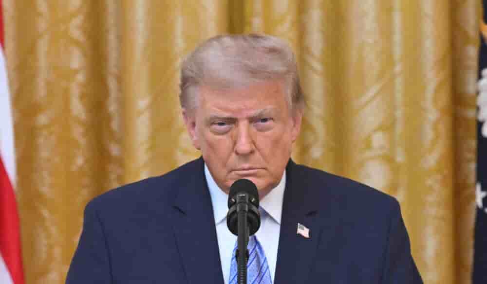 Donald Trump s'est exprimé jeudi depuis la Maison Blanche.