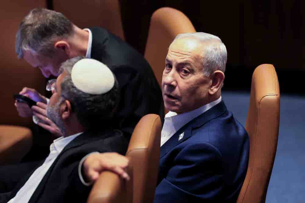 Le Premier ministre israélien Benjamin Netanyahu assiste à une séance à la Knesset, le Parlement israélien.