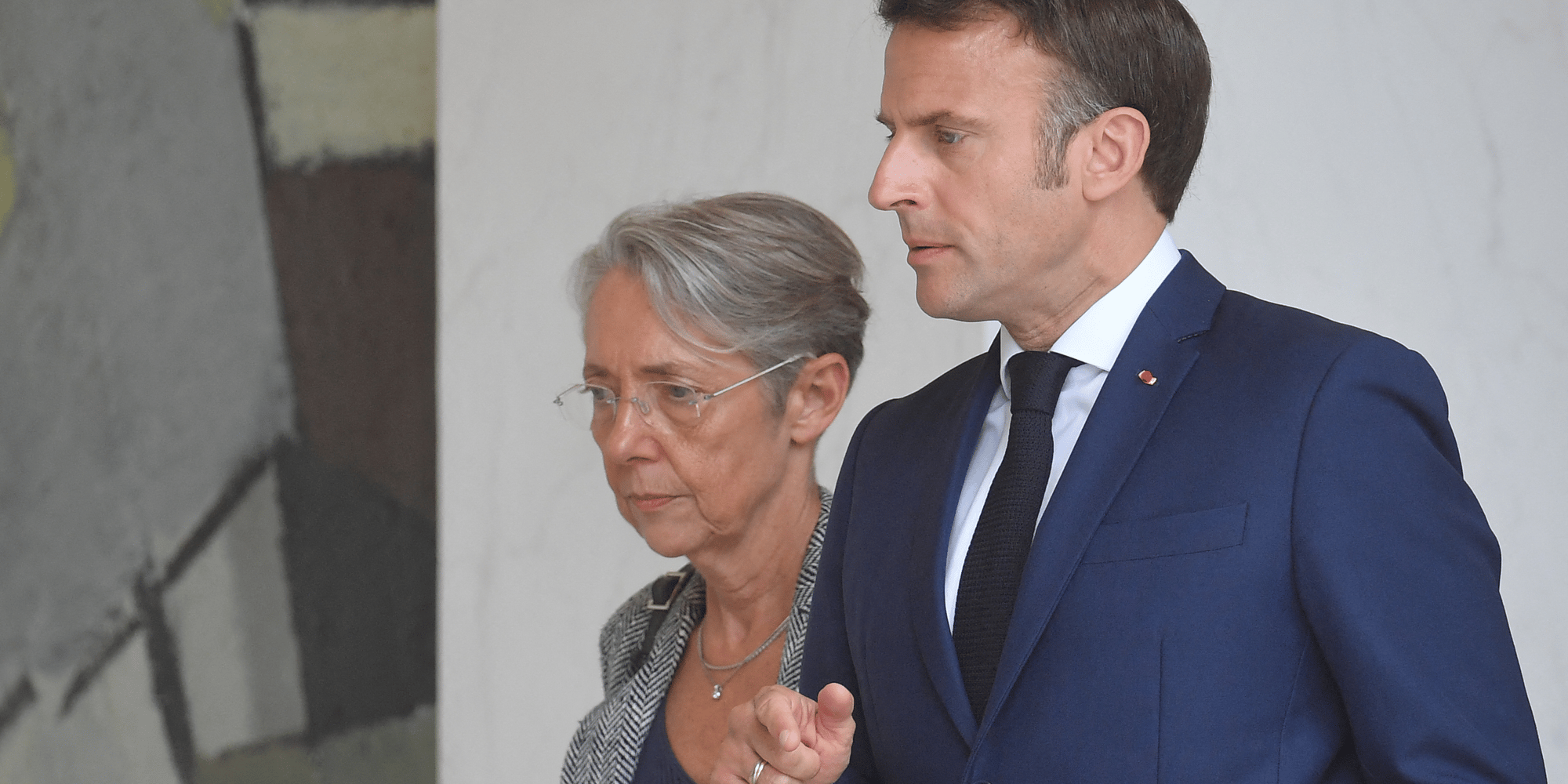 Macron, Borne, premier conseil des ministres, mai 2022.