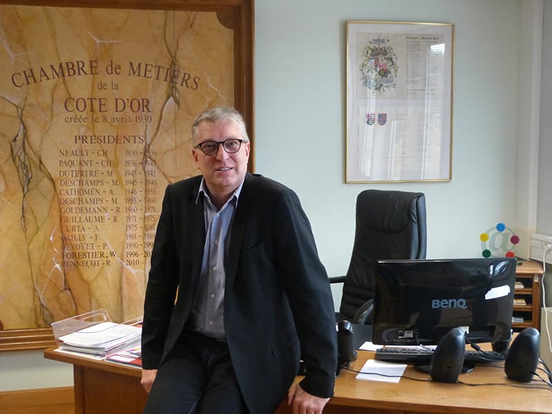 Régis Penneçot, président de la Chambre de métiers et de l’artisanat de Côte-d’Or