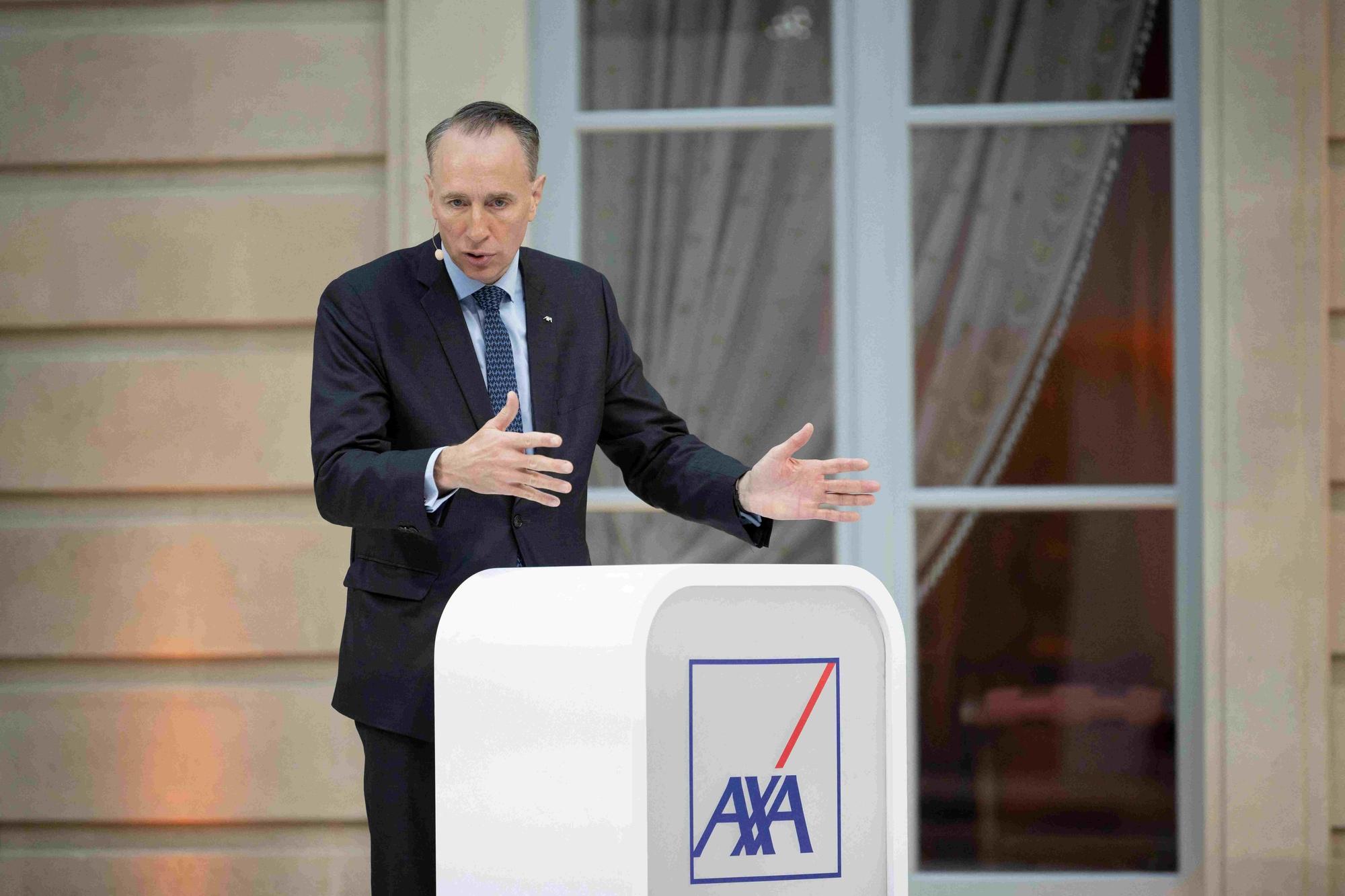 Le directeur général d’AXA, Thomas Buberl, a engagé une stratégie de recentrage sur les métiers cœurs depuis 2019.