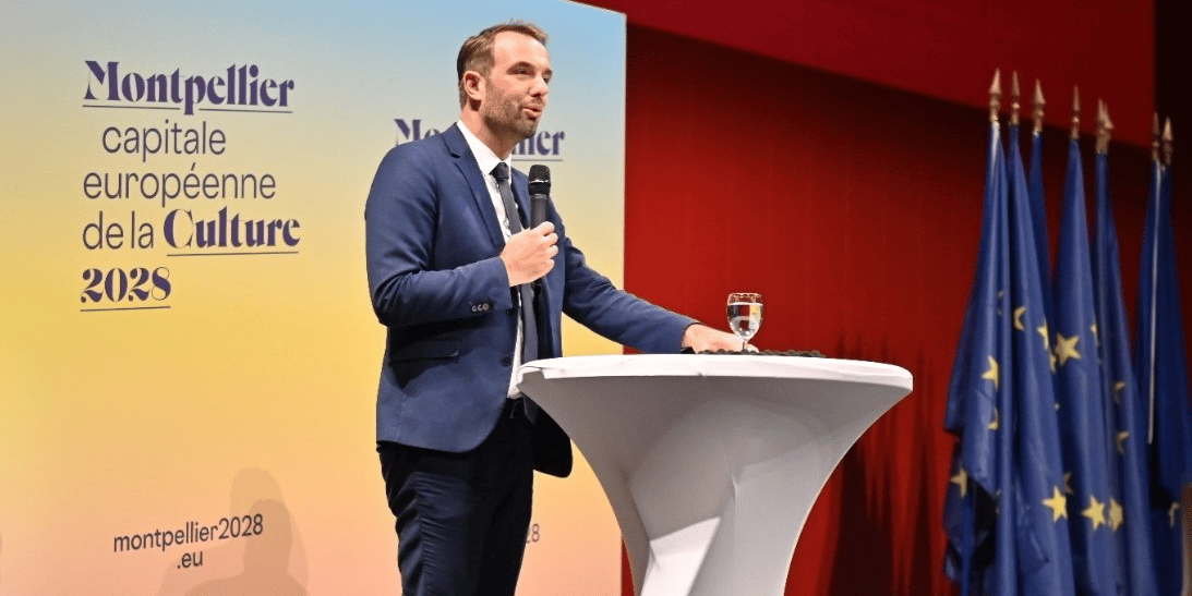 Michaël Delafosse, président de la Métropole de Montpellier, a ardemment défendu les couleurs montpelliéraines pour décrocher le titre de Capitale européenne de la culture 2028.