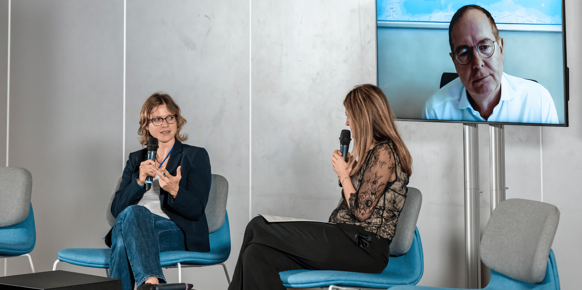 Laetitia Messner, directrice clinique de Quantum Surgical, et Didier Boulogne, directeur général délégué Export Business France, étaient invités par La Tribune pour évoquer la conquête des marchés internationaux pour les medtech.