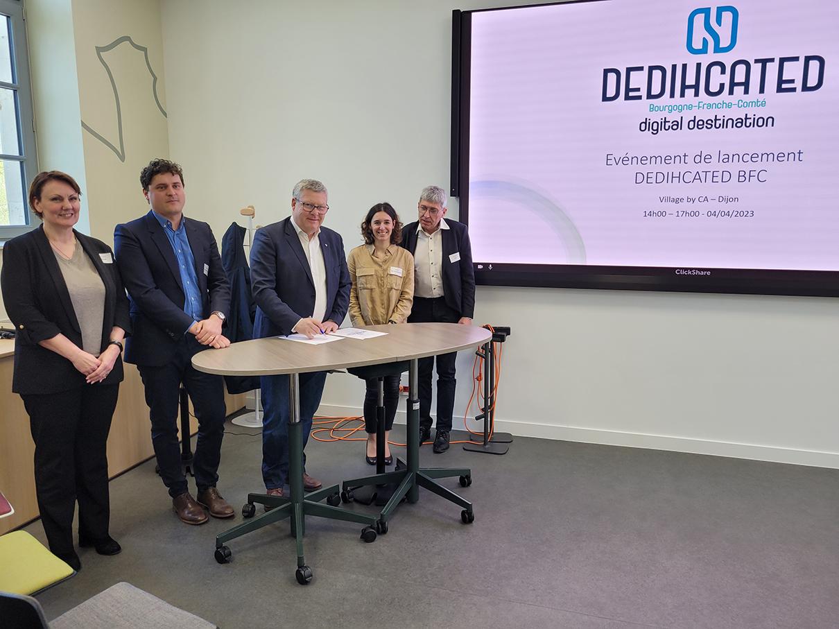 Financé par l'Europe et le Feder BFC, à hauteur de 3,7 millions d’euros sur trois ans, en région Bourgogne-France-Comté, le projet intitulé « Dedihcated BFC », a officiellement été lancé ce mardi 4 avril, à Dijon,