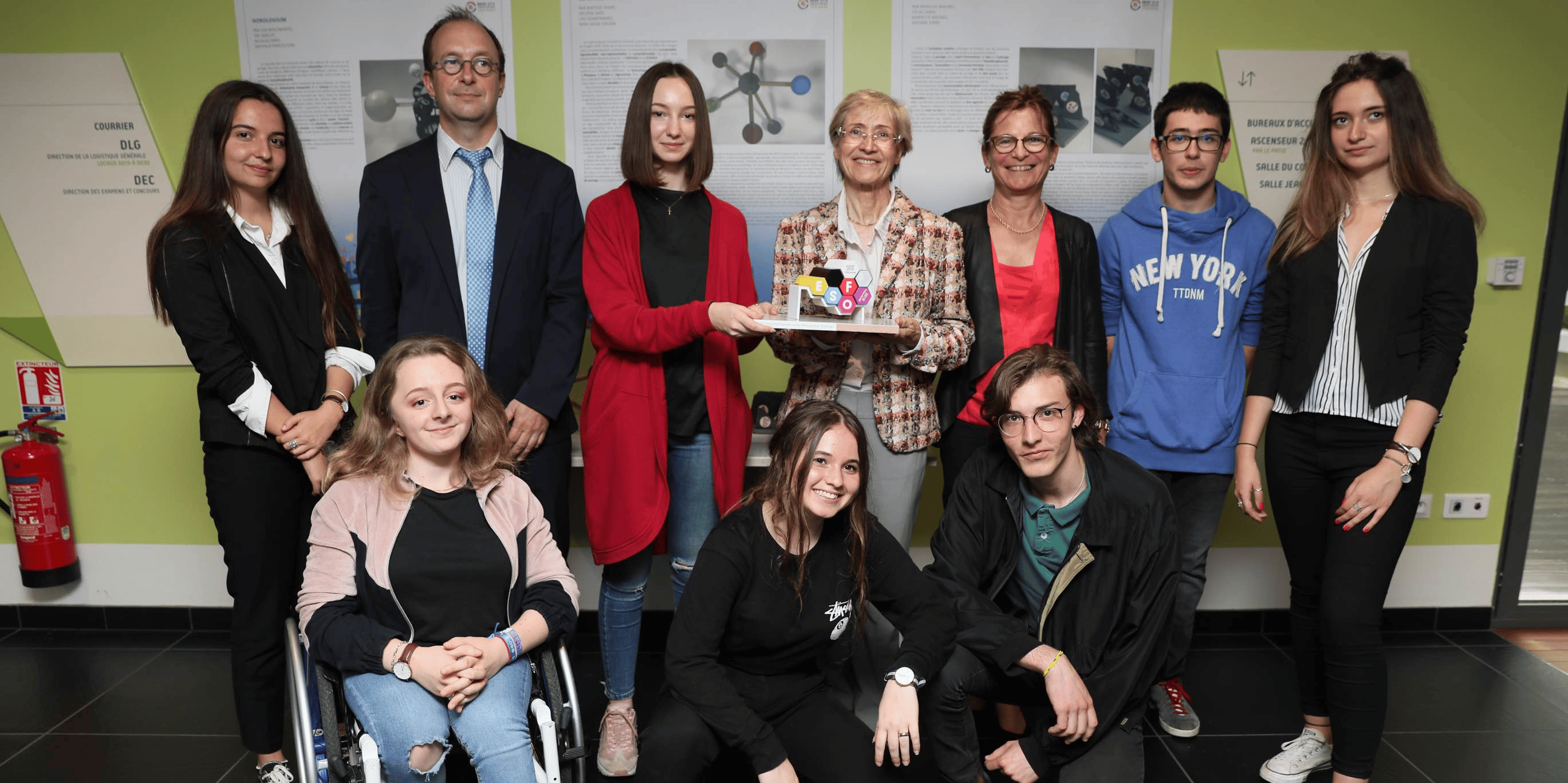 ESOF equipe mascotte
