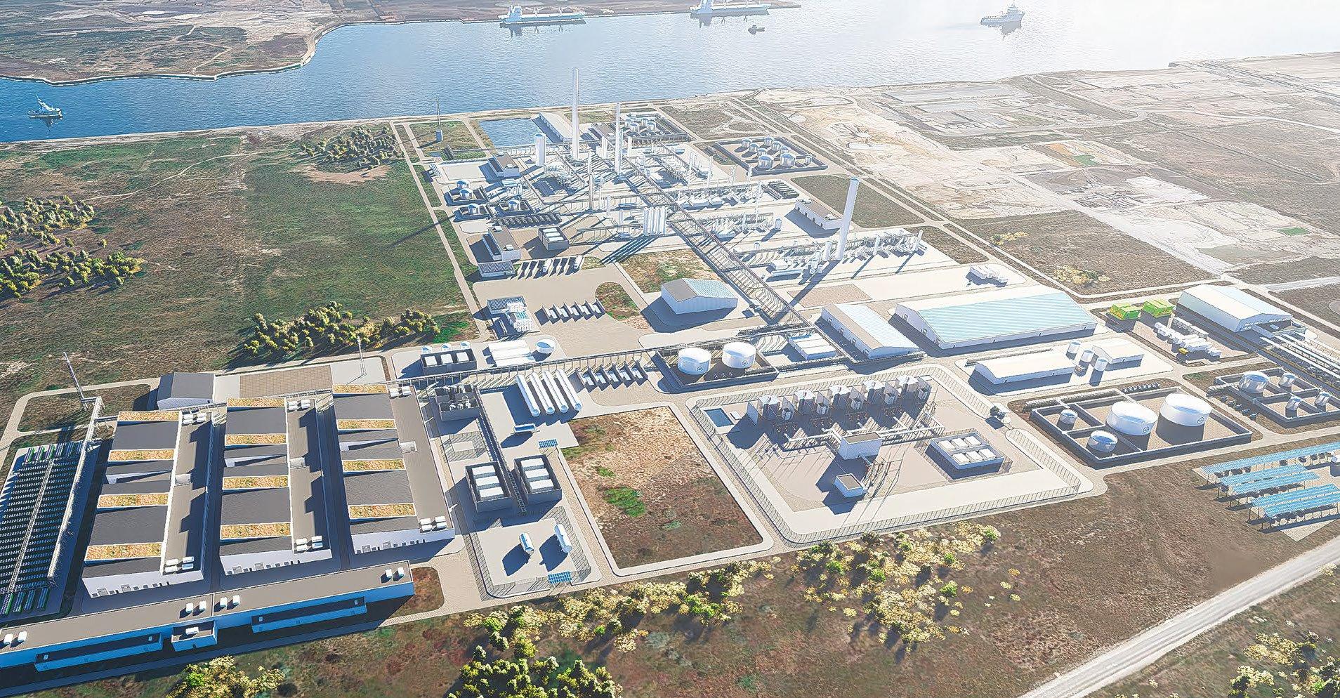 Les projets d'industrie décarbonée - ici H4 Marseille-Fos - ont servi d'accélérateur pour débloquer les projets de desserte routière autour du Grand Port Maritime.